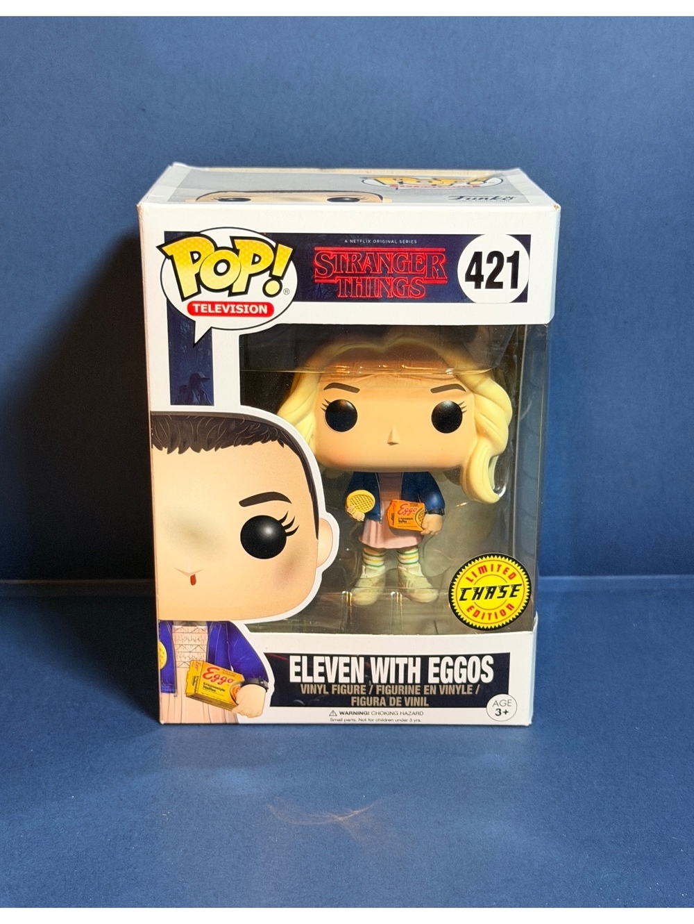 Funko Pop! Stranger Things Eleven with Eggos #421 Chase Limited Edition Blonde